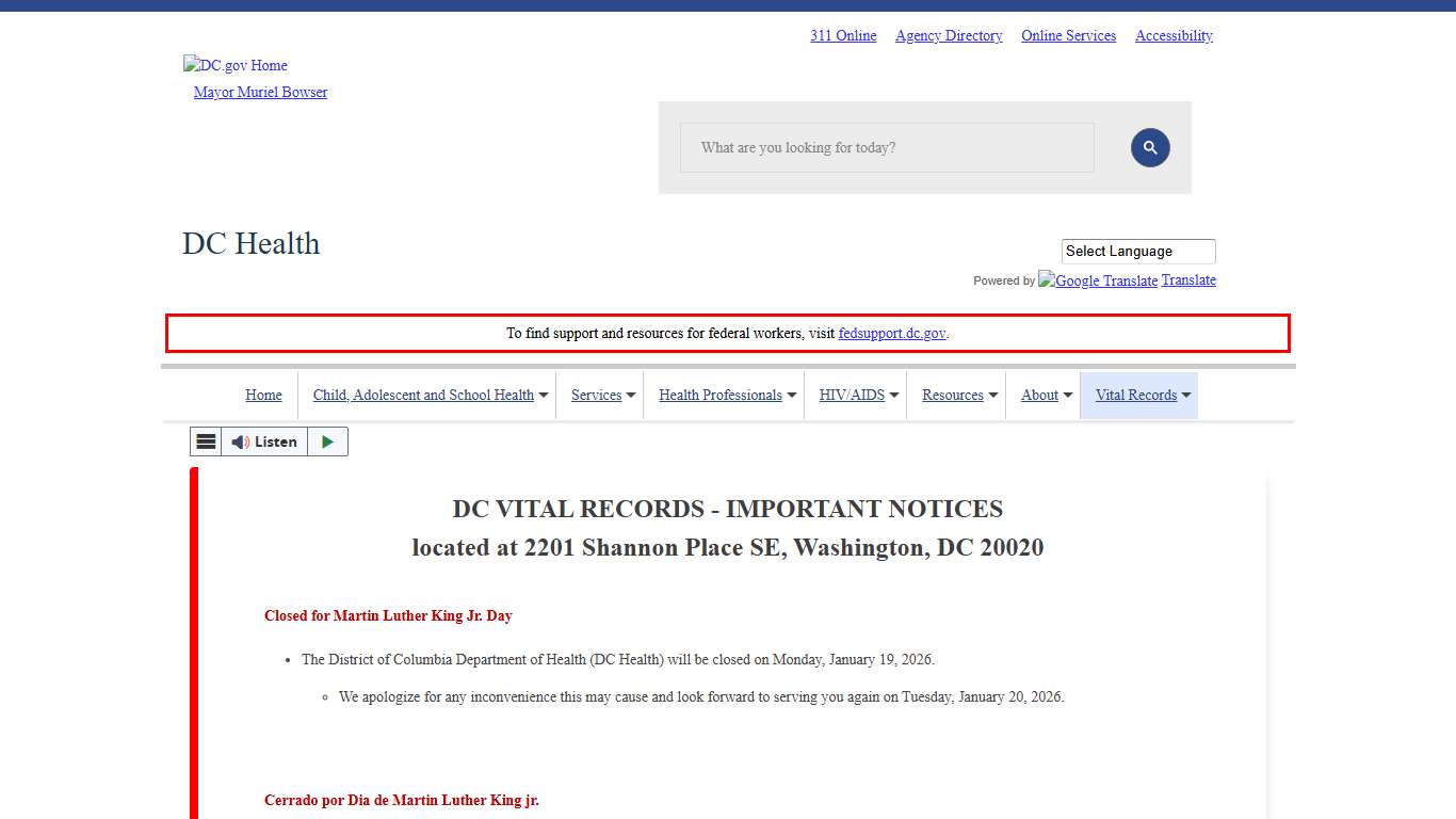 Death Certificates doh